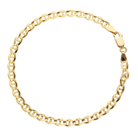 Bransoletka złota męska splot gucci (B4745A)