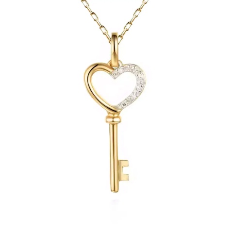 Zawieszka klucz z diamentami (P39901 Y)