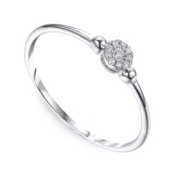 Pierścionek z diamentami (R64386 W): 13 - zdjęcie: 2