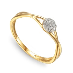 Pierścionek z diamentami (R56441 Y)