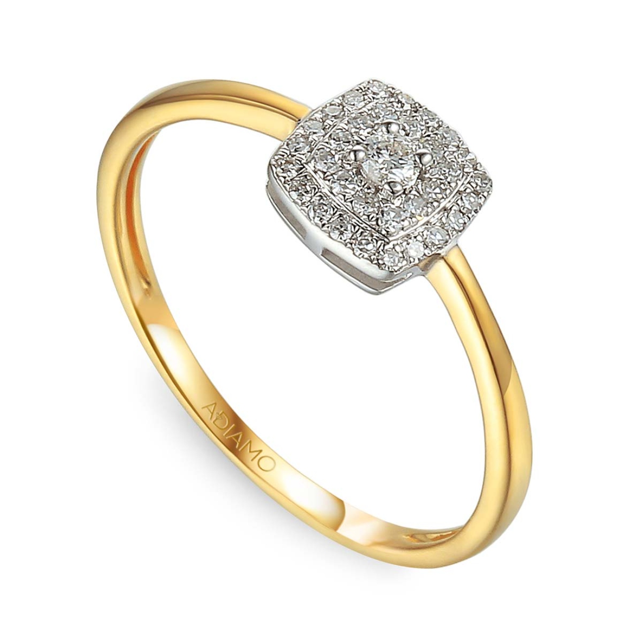 Pierścionek z diamentami (R45732 YW): 13