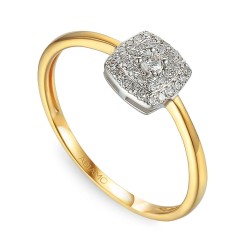 Pierścionek z diamentami (R45732 YW): 13 - zdjęcie: 2