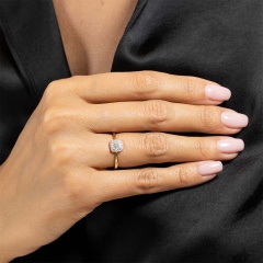 Pierścionek z diamentami (R45732 YW)