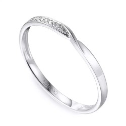 Pierścionek z diamentami (R71405 W): 13 - zdjęcie: 2