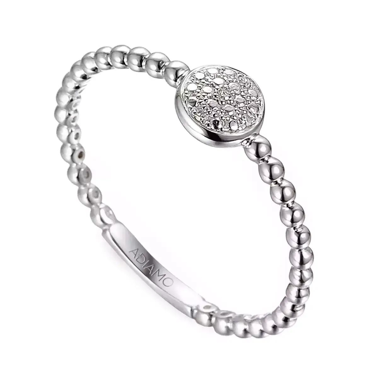 Pierścionek z diamentami (R69683 W): 7
