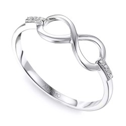 Pierścionek z diamentami (R65977 W 375): 8 - zdjęcie: 2