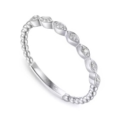 Pierścionek z diamentami (R61163 W)