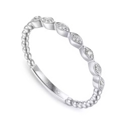 Pierścionek z diamentami (R61163 W): 8 - zdjęcie: 2