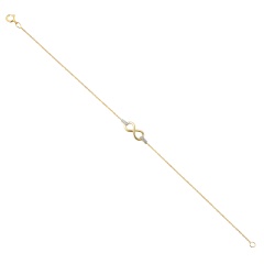 Bransoletka z diamentami (B06419 Y C)