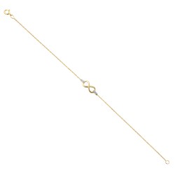 Bransoletka z diamentami (B06419 Y C) - zdjęcie: 2