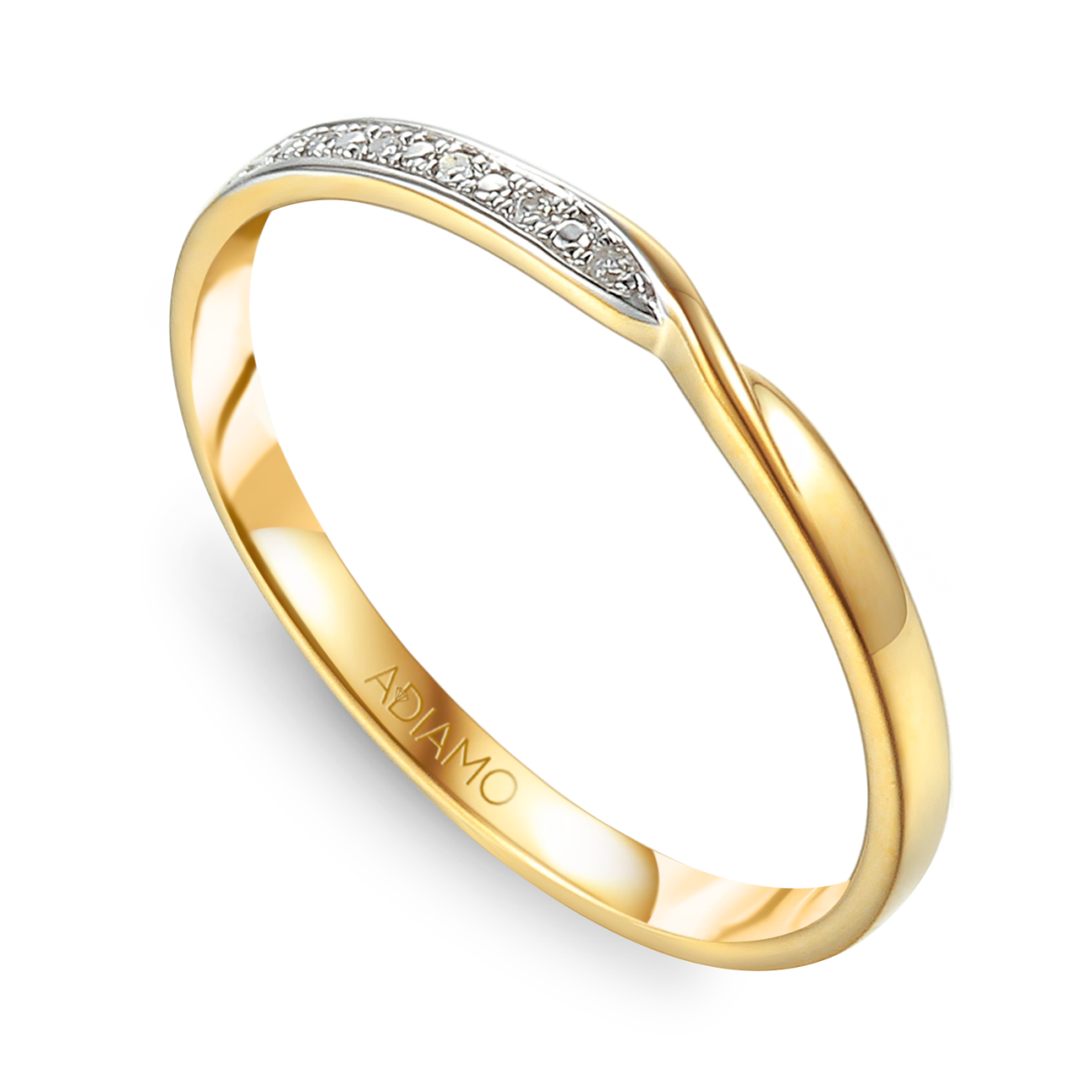 Pierścionek z diamentami (R71405 Y): 10