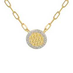 Naszyjnik z diamentami (N11543 Y) - zdjęcie: 2