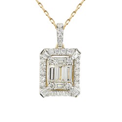 Zawieszka z diamentami (P53667 Y) - zdjęcie: 2