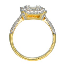 Pierścionek z diamentami (R53667 Y): 10 - zdjęcie: 5