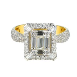 Pierścionek z diamentami (R53667 Y): 10 - zdjęcie: 4