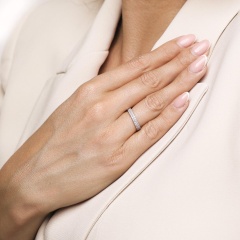 Pierścionek z diamentami (R62426 W)