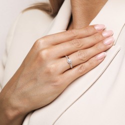 Pierścionek z diamentami (R46940 YW): 14 - zdjęcie: 3