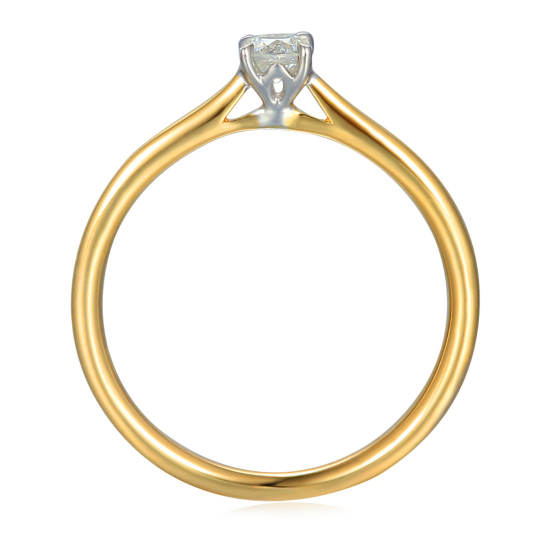 Pierścionek z diamentem R65478 YW: 7