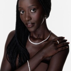 Naszyjnik z diamentami (N06231 W) - zdjęcie: 4