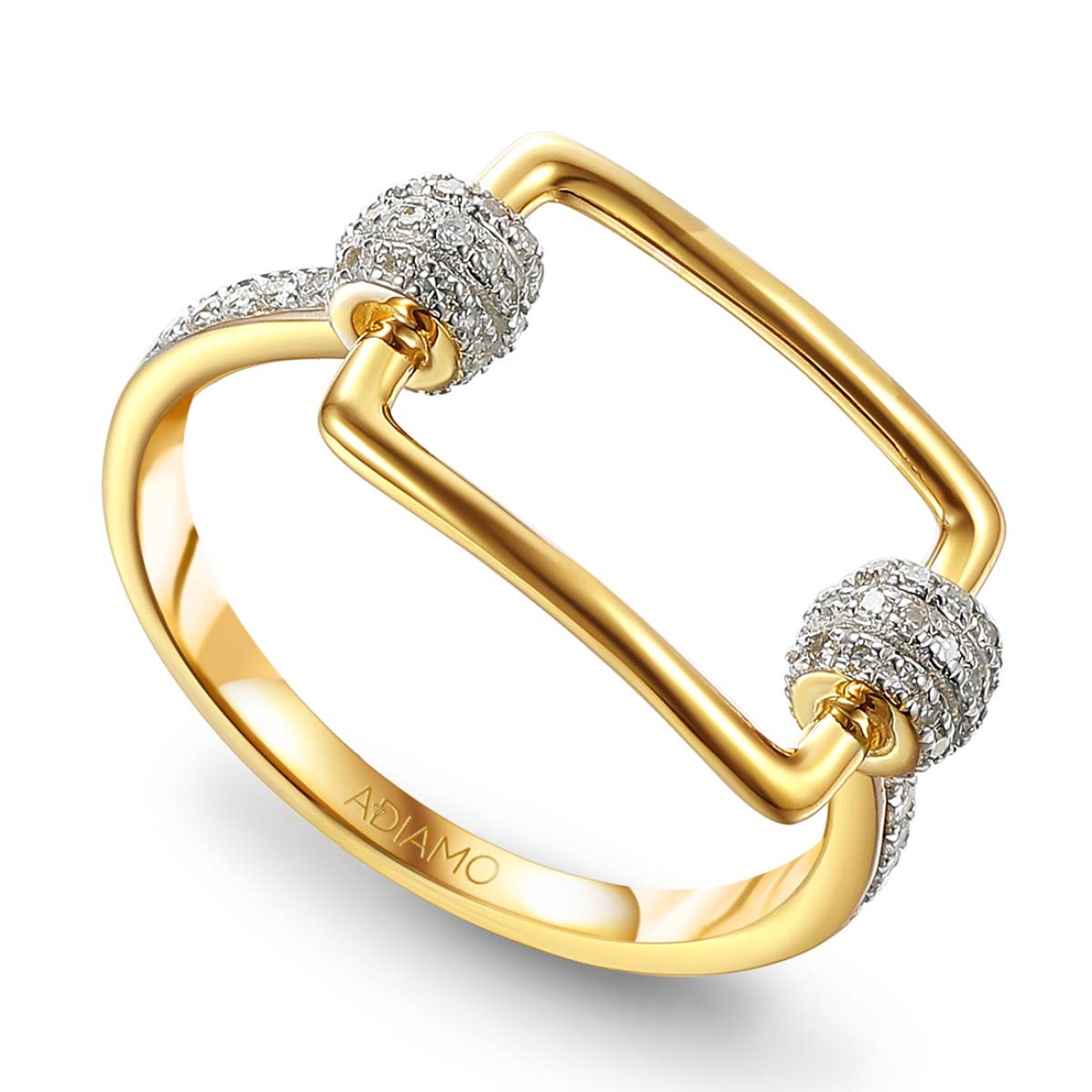 Pierścionek z diamentami (R90386 Y): 10