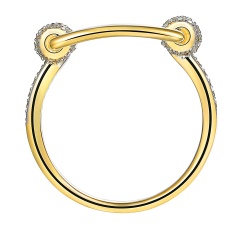 Pierścionek z diamentami (R90386 Y)