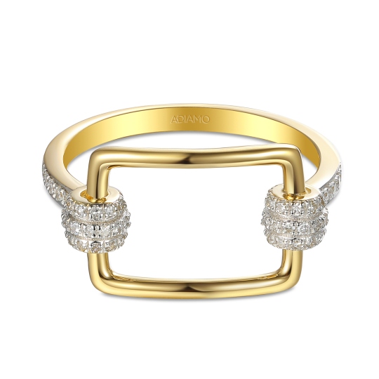 Pierścionek z diamentami (R90386 Y): 10