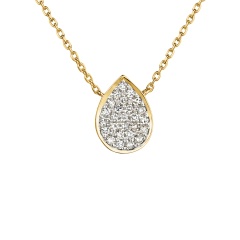 Naszyjnik z diamentami (N05789 Y C)