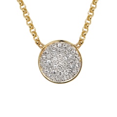 Naszyjnik z diamentami (N03632 Y G)