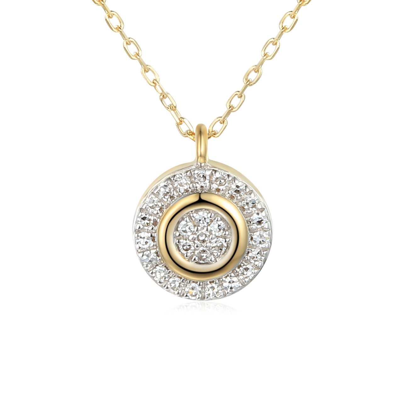 Naszyjnik z diamentami (N08916 Y C)