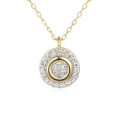 Naszyjnik z diamentami (N08916 Y C)