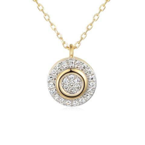 Naszyjnik z diamentami (N08916 Y C)