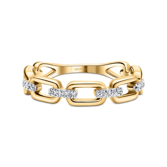 Pierścionek obrączkowy z diamentami (R79466 Y): 13