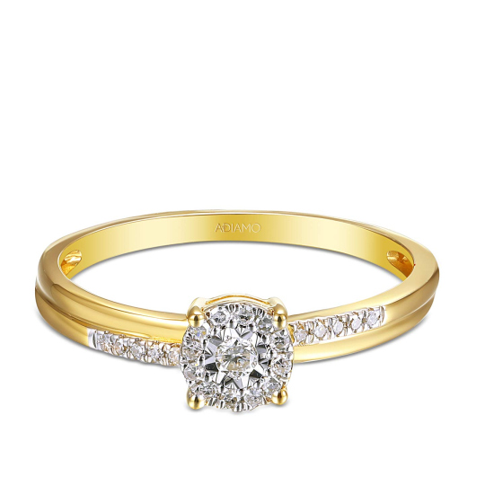 Pierścionek z diamentami (R46876 Y): 10