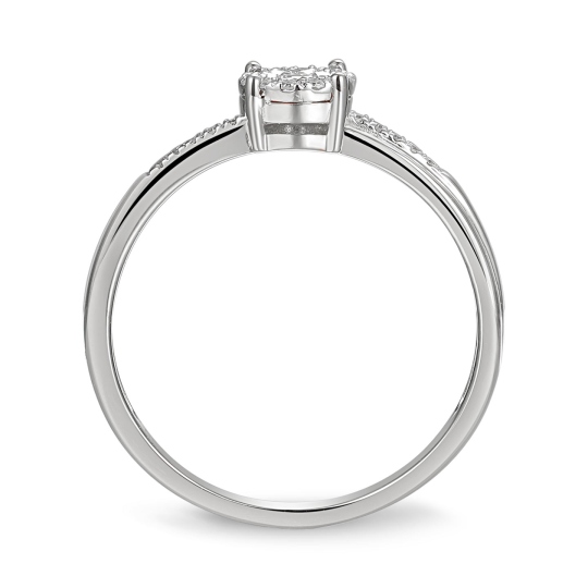 Pierścionek z diamentami (R46876 W): 10