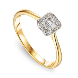 Komplet bizuterii z diamentami (E+R71618+N11582) - zdjęcie: 3