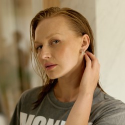 Kolczyki z diamentami (E80088 Y A M) - zdjęcie: 5