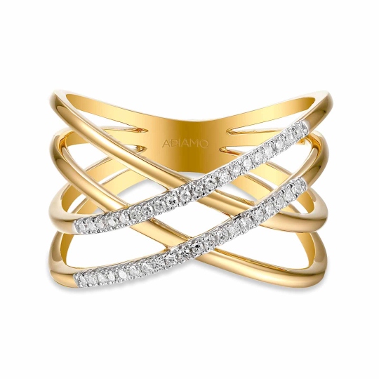 Pierścionek z diamentami (R80504 Y): 17