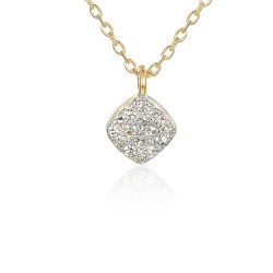 Naszyjnik z diamentami (N08276 Y C M) - zdjęcie: 2