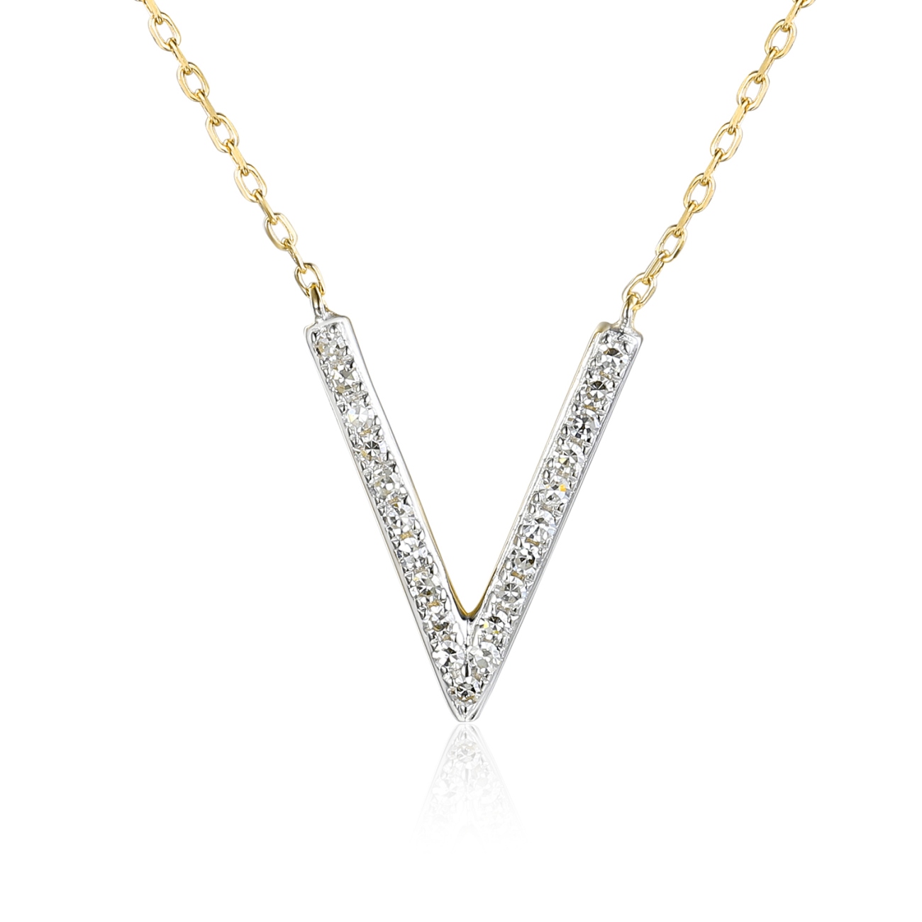 Naszyjnik z diamentami (N05776 Y C)