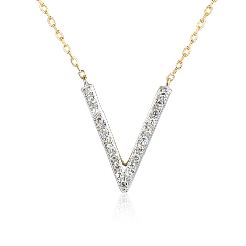 Naszyjnik z diamentami (N05776 Y C)