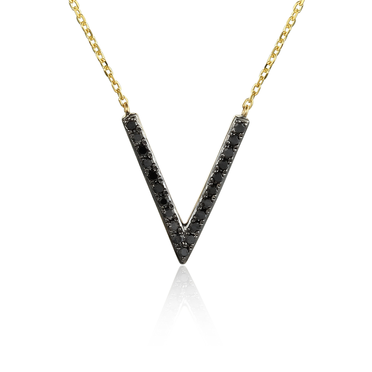 Naszyjnik z diamentami (N05776 Y C BD)