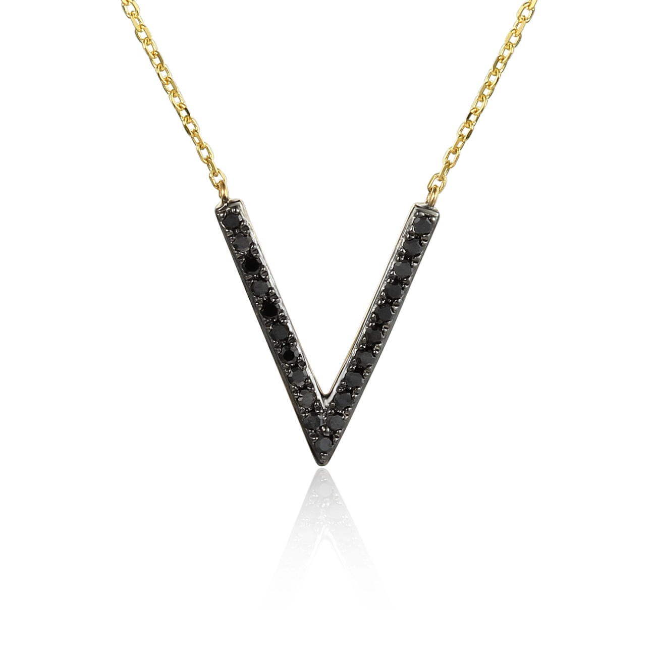 Naszyjnik z diamentami (N05776 Y C BD)