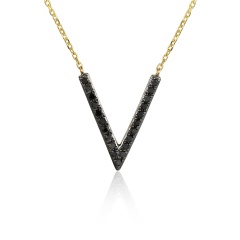 Naszyjnik z diamentami (N05776 Y C BD)