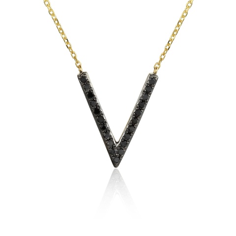 Naszyjnik z diamentami (N05776 Y C BD)