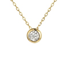 Naszyjnik z diamentem (N08999 Y C 0,02ct)