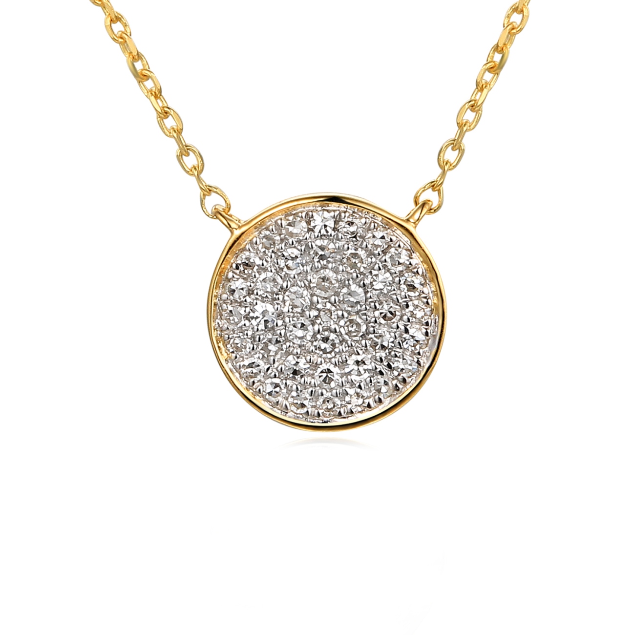 Naszyjnik z diamentami (N03632 Y C)