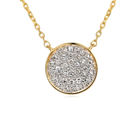 Naszyjnik z diamentami (N03632 Y C)