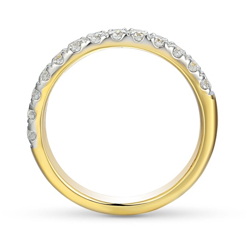 Obrączka ślubna z diamentami, 0,50ct (O-R59652 Y)