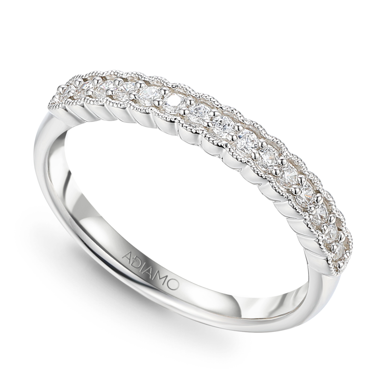 Obrączka z diamentami, 2,7 mm (O-R83211 W): 7