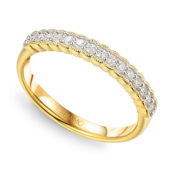 Obrączka z diamentami, 2,7 mm (O-R83211 Y): 7 - zdjęcie: 2